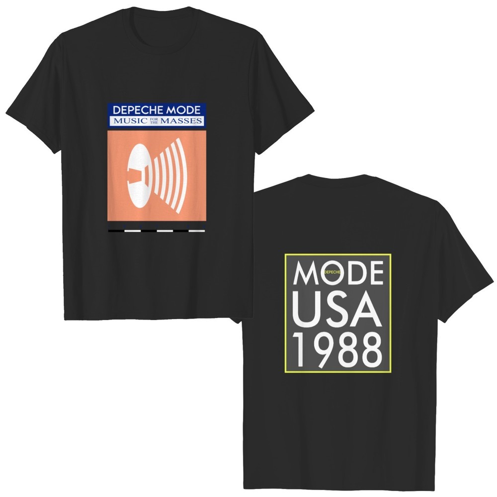 Depeche Mode Music For The Masses Tour Tshirt 2 Sided T Shirt
